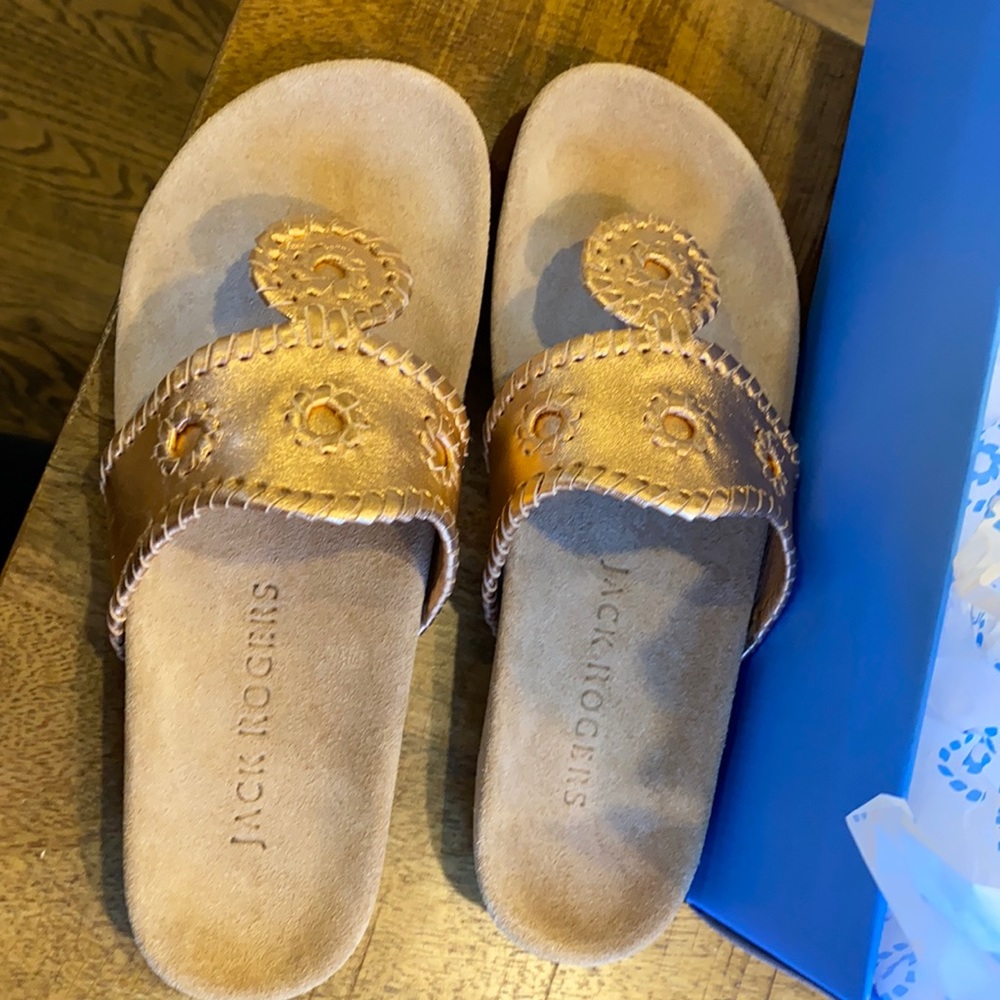 Jack Rogers comfort sandals never worn. 7.5